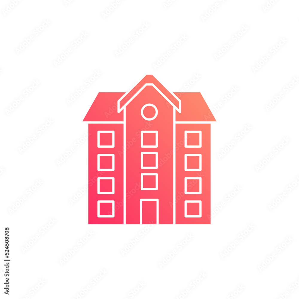 school building vector for website symbol icon presentation school building vector for website symbol icon presentation