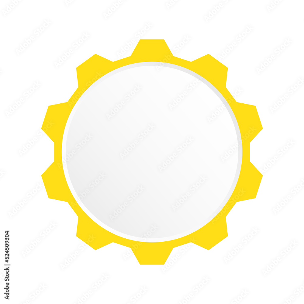 blank gear label blank gear label
