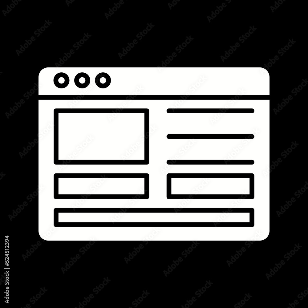 Obraz premium Web Design Icon