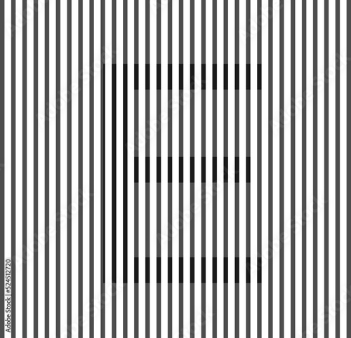 E word line use your eye test  black and white stripes 