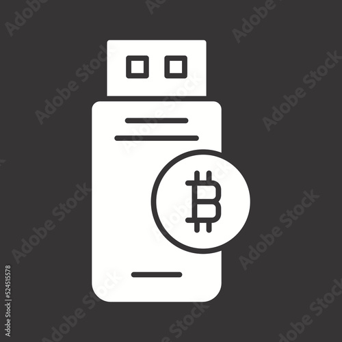 Bitcoin Usb Device Icon