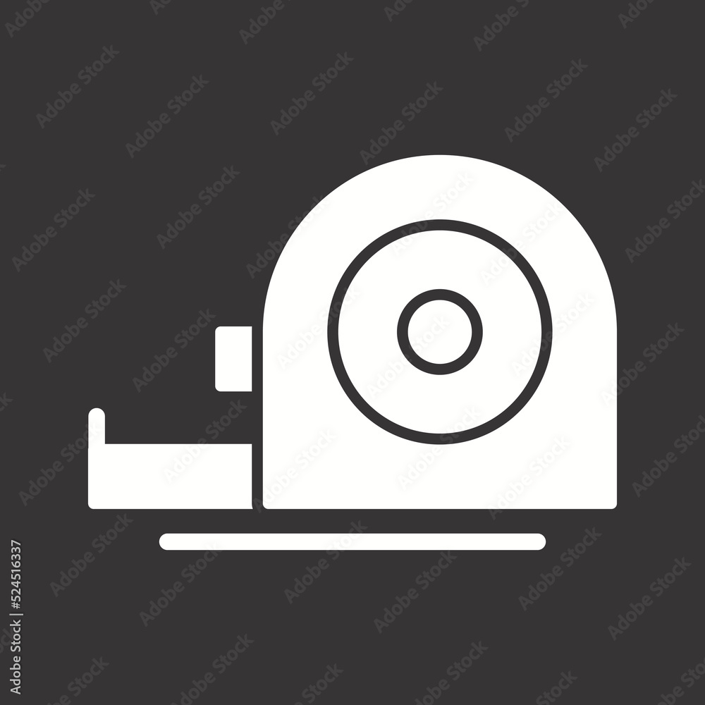 Measuring Tape Icon Measuring Tape Icon