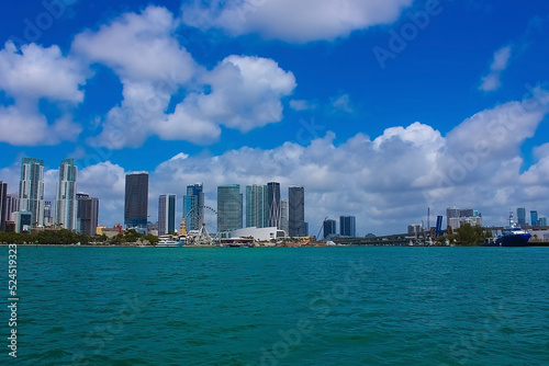 Bayside Marina in Miami, Florida USA © Solarisys