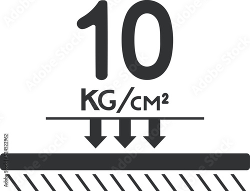 10 kilogram stand symbol