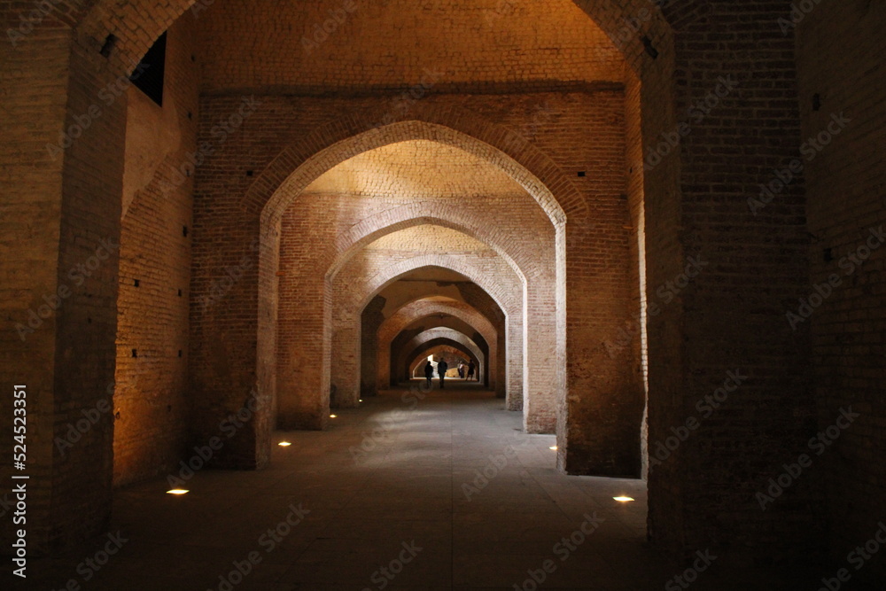 Glimpses of the city center of Vigevano, Italy