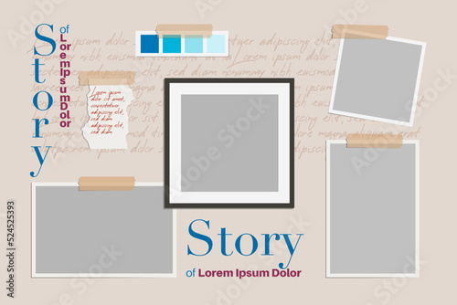 Story teller frames mood board