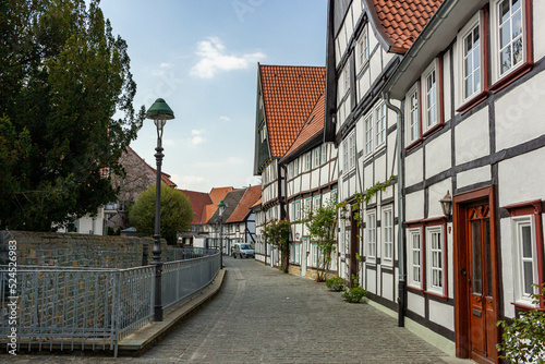Photography old town street
