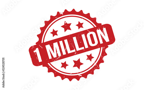 1 Million Rubber Stamp Seal Vector