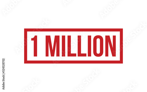 1 Million Rubber Stamp Seal Vector