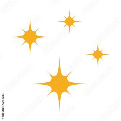 Gold sparkles with yellow stars and glitter.