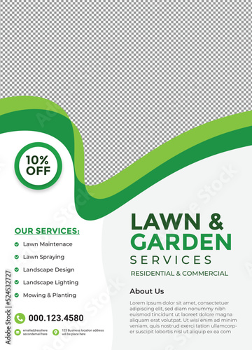 Landscaping Service Flyer Template