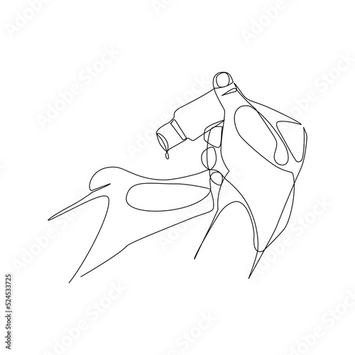 sketch of a hands