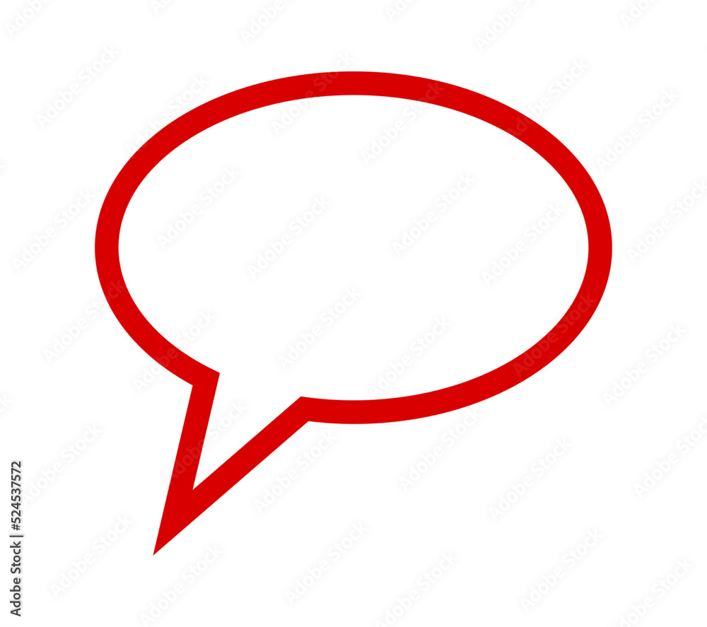 Naklejka premium ikona czatu