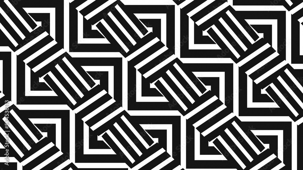 
striped background. Raster geometric ornament. black and white stripes. monochrome ornamental background. design for decor,print.background in 4k format  3840 х 2160.