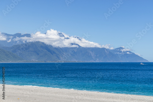 Qixingtan Beach in Hualien County of Taiwan