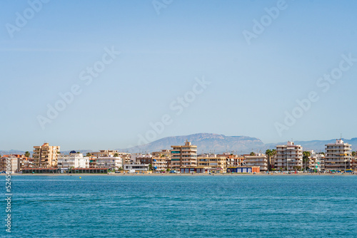 Fototapeta Naklejka Na Ścianę i Meble -  Cityscape from Tabarca Island (Alicante, Spain)