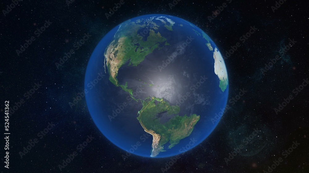 How Earth would look like if all ice melted? If ice caps melted in the poles due to global warming (The Americas, United States, Brazil)