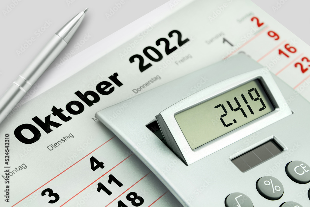 Deutscher Kalender Datum 1. Oktober 2022 Rechner und Gasumlage mit 2,419 Cent Deutscher Kalender Datum 1. Oktober 2022 Rechner und Gasumlage mit 2,419 Cent