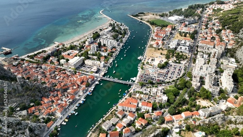 Omiš Croatia Cetina sea river beach