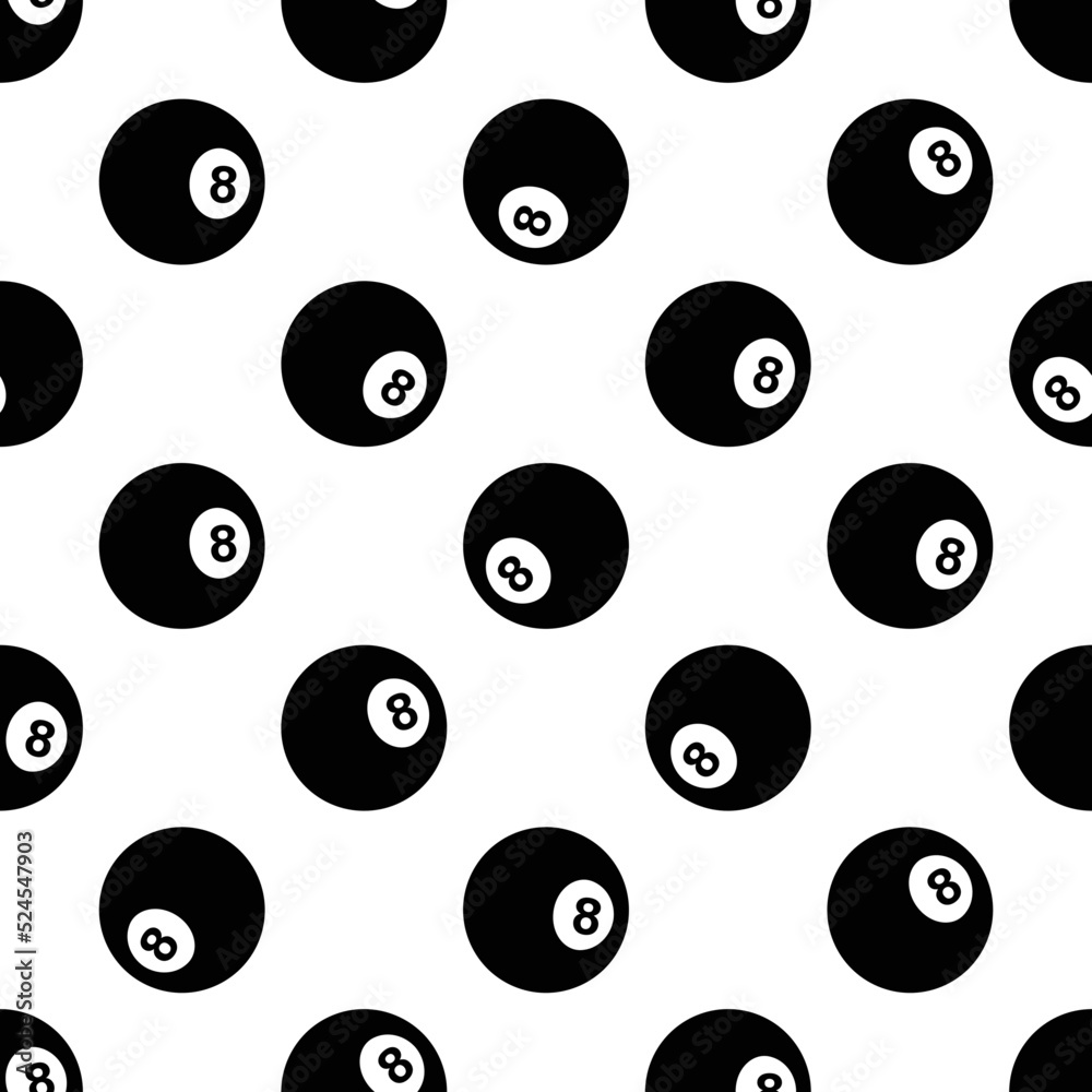 8 ball billiard pool snooker ball icon vector seamless pattern wallpaper digital paper design 8 ball billiard pool snooker ball icon vector seamless pattern wallpaper digital paper design