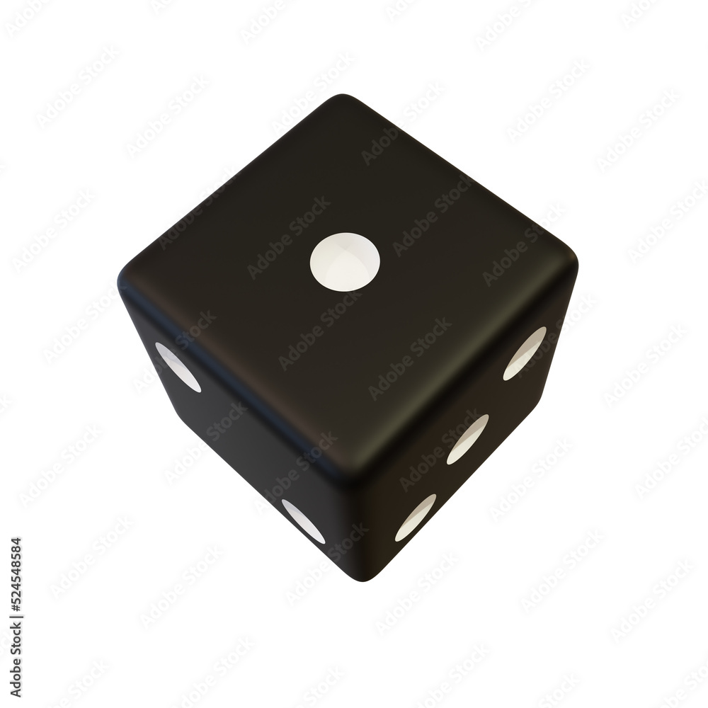 Obraz premium Black dice.