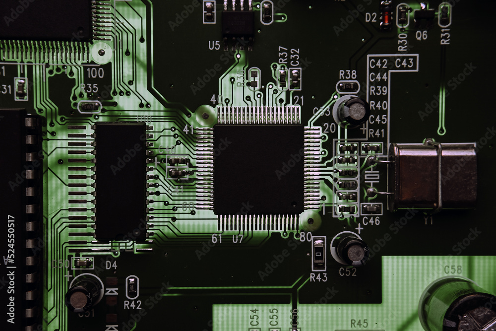 Fototapeta premium electronic circuit board