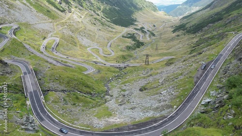 Transfagarasan Highway. Romania. Mountains.