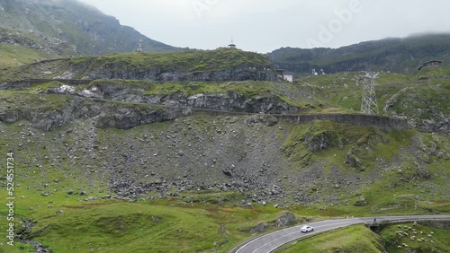 Transfagarasan Highway. Romania. Mountains.