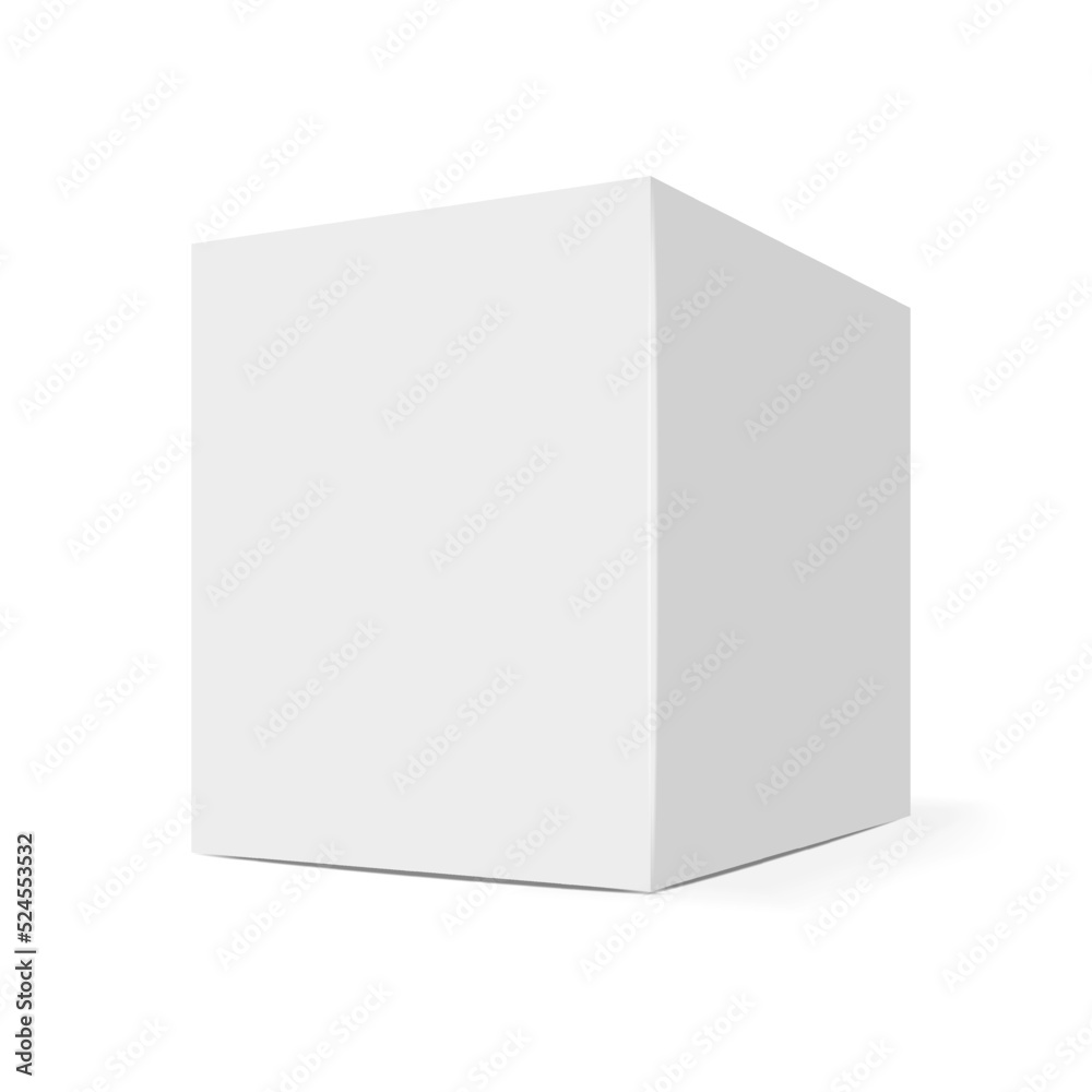Isolated box packaging, realistic isolated white background, vector illustration, cosmetics box vector, boxes package Isolated box packaging, realistic isolated white background, vector illustration, cosmetics box vector, boxes package