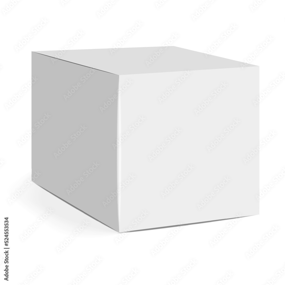 Isolated box packaging, realistic isolated white background, vector illustration, cosmetics box vector, boxes package Isolated box packaging, realistic isolated white background, vector illustration, cosmetics box vector, boxes package