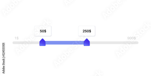 Price range filter