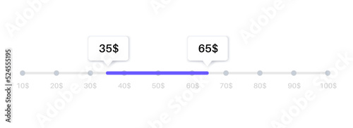 Price range filter
