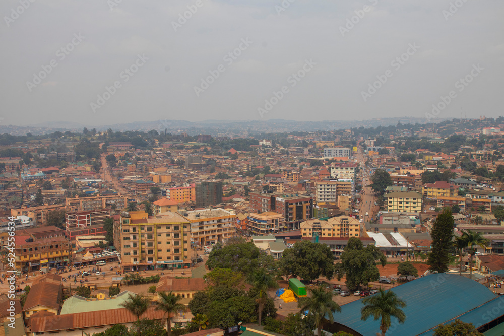 Obraz premium Kampala is a dynamic and engaging city in Uganda