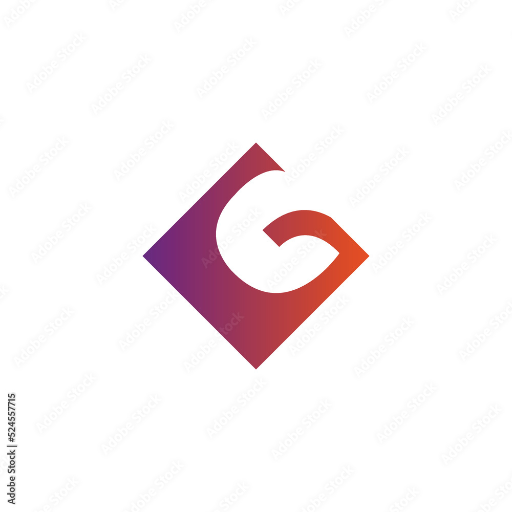 G modern logo, G icon  symbol vector