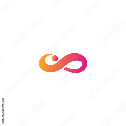 digital money logo, modern web bank logo