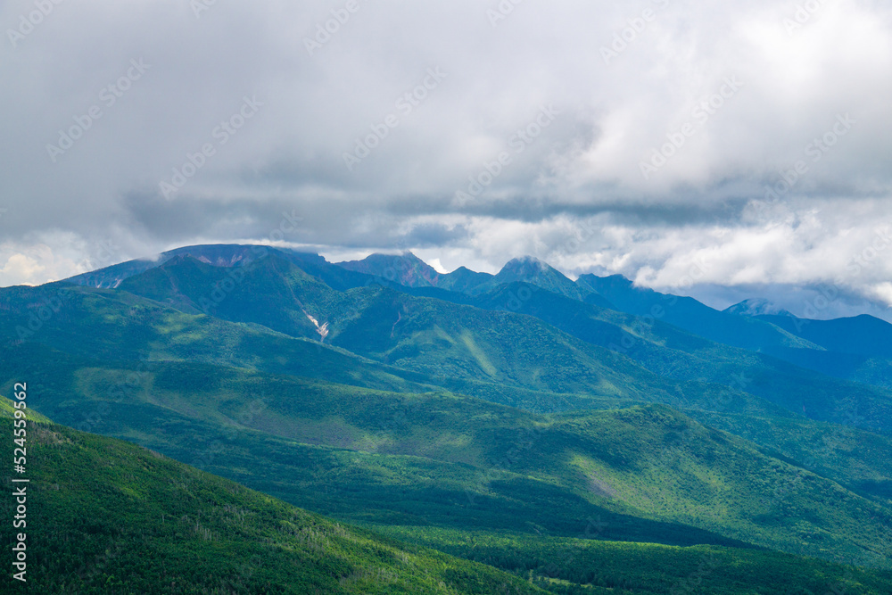 北横岳・南峰から眺める南八ヶ岳の風景 北横岳・南峰から眺める南八ヶ岳の風景