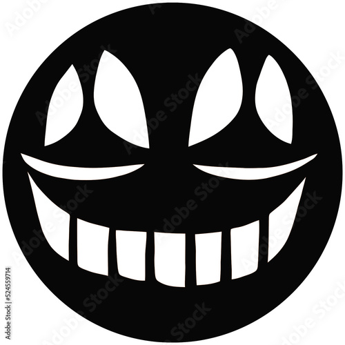 Jack O Lantern Black and Transparent