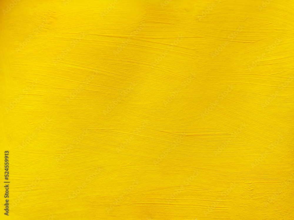 Yellow acrylic hand painted background Yellow acrylic hand painted background