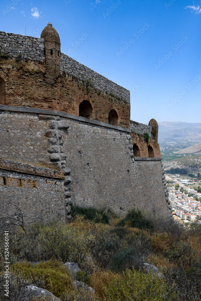 Arial view of Nafplio from Fort Palamidi Arial view of Nafplio from Fort Palamidi