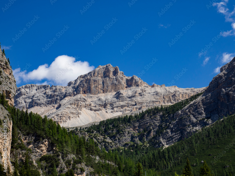 Landscape of the Dolomites in Alta Badia