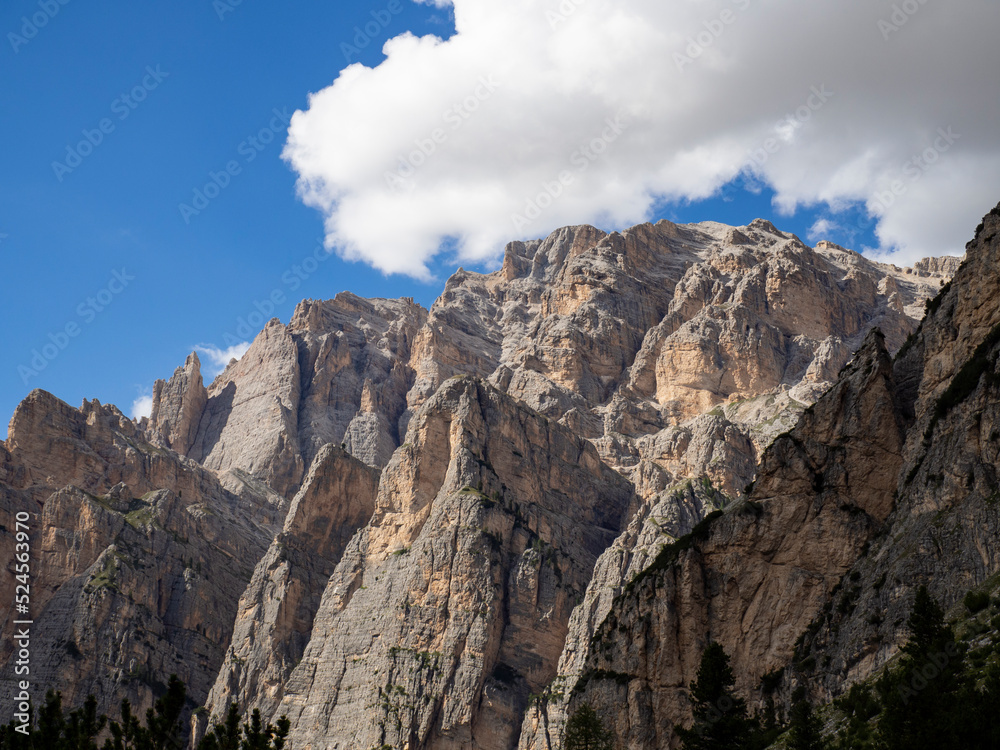 Landscape of the Dolomites in Alta Badia