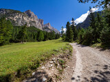 Landscape of the Dolomites in Alta Badia