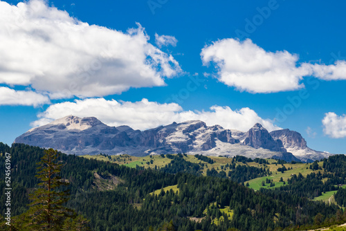 Landscape of the Dolomites in Alta Badia