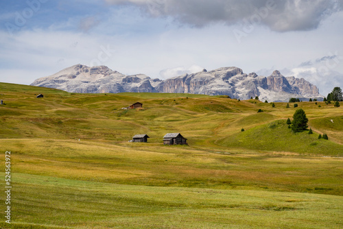 Landscape of the Dolomites in Alta Badia photo