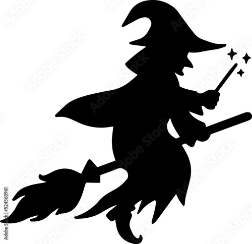 Witch Halloween Silhouette 