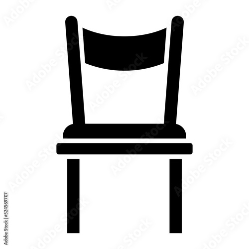 Chair Glyph Icon