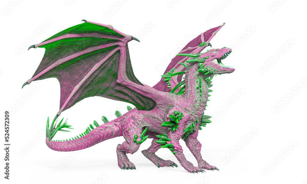 Obraz premium dragon is angy