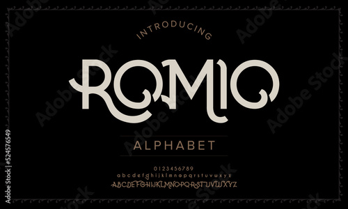 Minimal modern alphabet fonts. Typography minimalist urban digital fashion future creative logo font. vector illustration