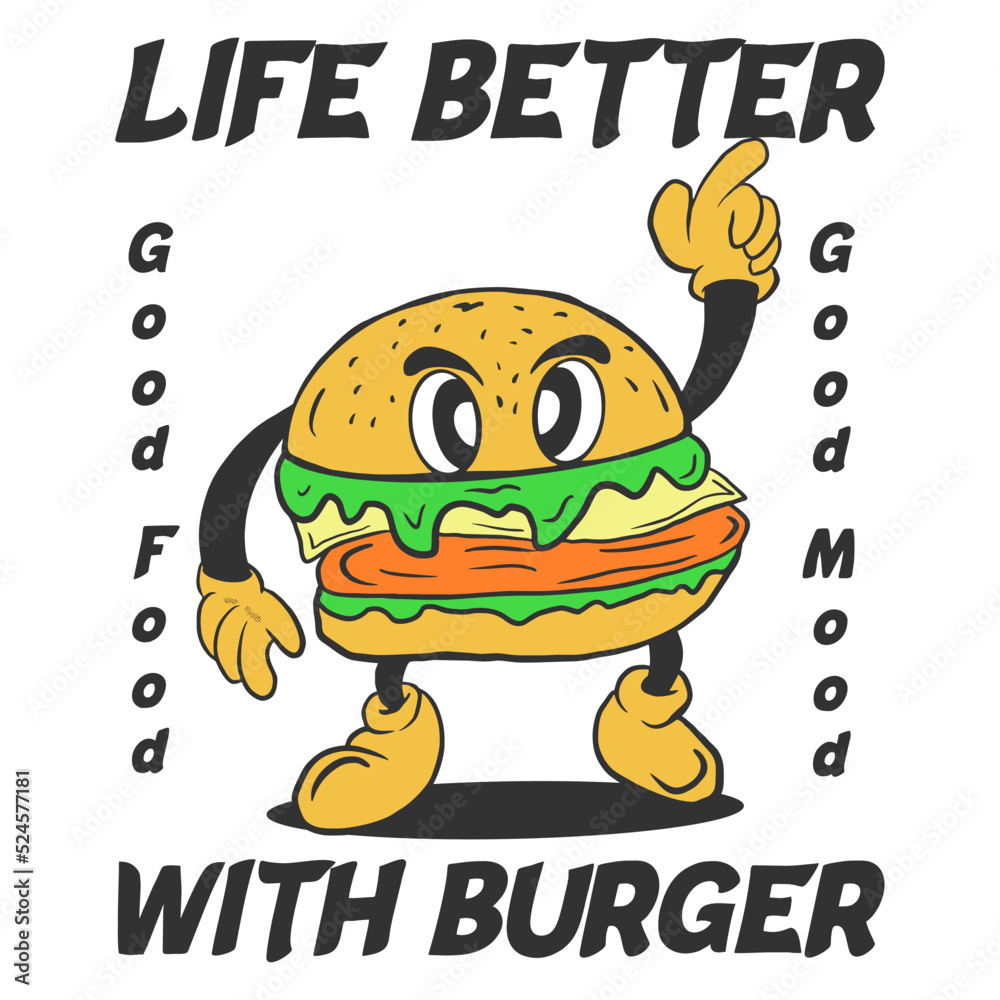illustration of Junk Food with good quotes design vector. really good for campaign and promotion poster or banner and logo illustration of Junk Food with good quotes design vector. really good for campaign and promotion poster or banner and logo