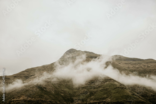misty mountains in lesotho africa
